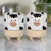 Ceramic Cow Salt & Pepper Shaker Set