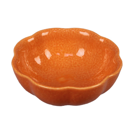 Ceramic Fruit Bowl Orange
