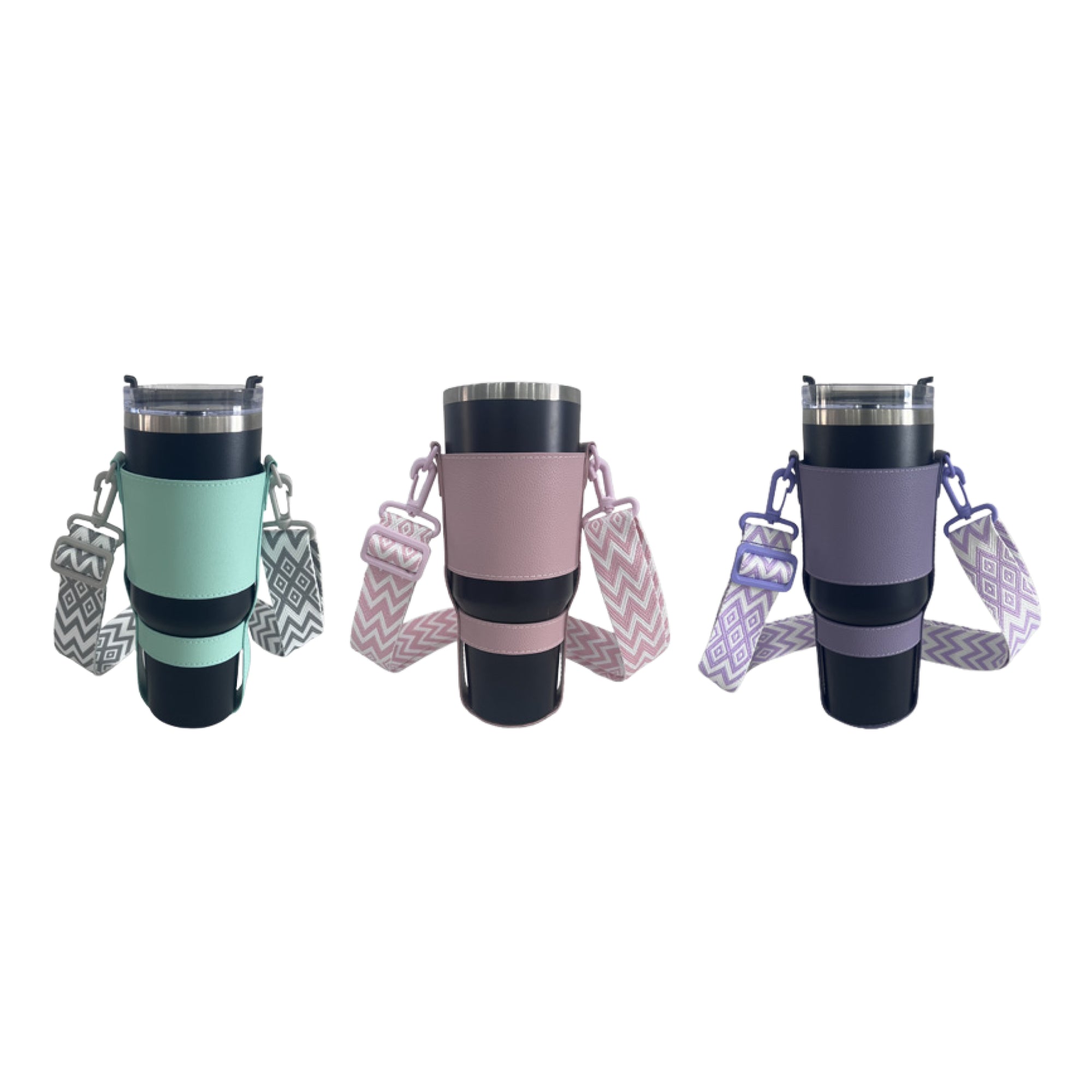 Vegan Leather Tumbler Holder