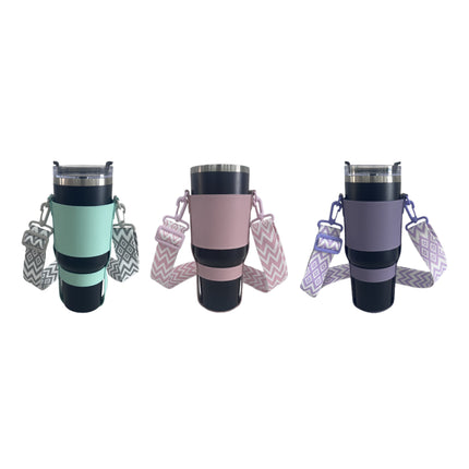 Vegan Leather Tumbler Holder