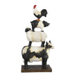 Resin Farmhouse stacked Barnyard Friends