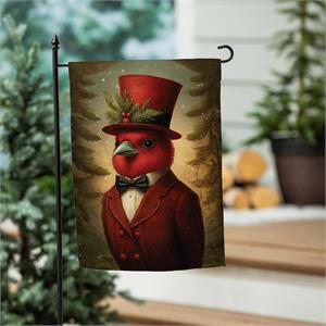 Sir Cardinal Winter Garden Flag