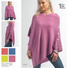 Pop Of Color Poncho