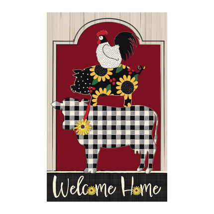 Farm Friends Garden Flag
