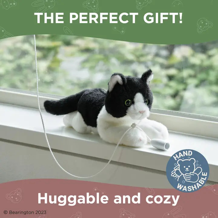 Stuffed Black/White Cat