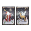 Santa's Forest of Wonder Reversible Lustre Garden Flag