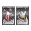 Santa's Forest of Wonder Reversible Lustre Garden Flag