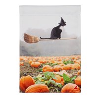 Flying Cat Garden Suede Flag