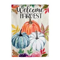 Welcome Harvest garden flag