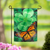 Clover and Butterfly St. Patrick's Day Garden Flag