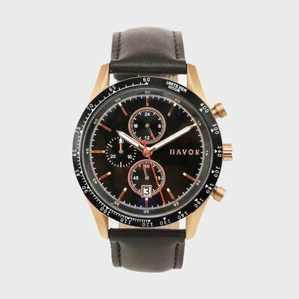 Rose Gold Racer Chronograph - 42mm by Havok