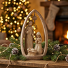 Carved Holy Family Figurine