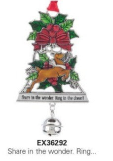 Winter Bouquet Bell Ornaments