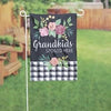 Grandkids Spoiled Here Applique Garden Flag