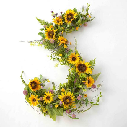 Four foot Sunflower Garland