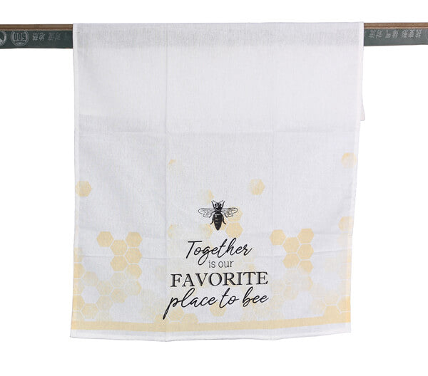 100% Cotton Bee Themed Kitchen Tea Towel