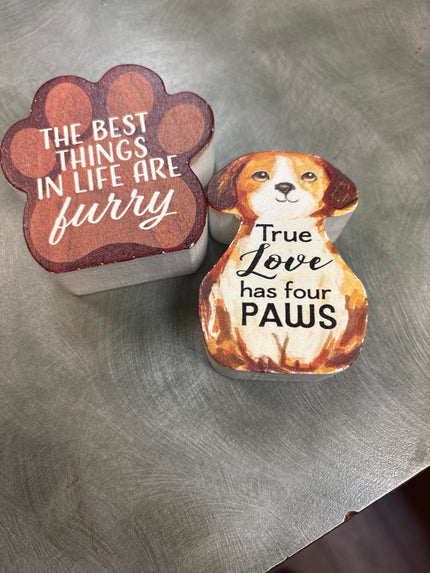 Dog talk blocks