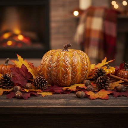 Fall Tabletop Resin Pumpkin