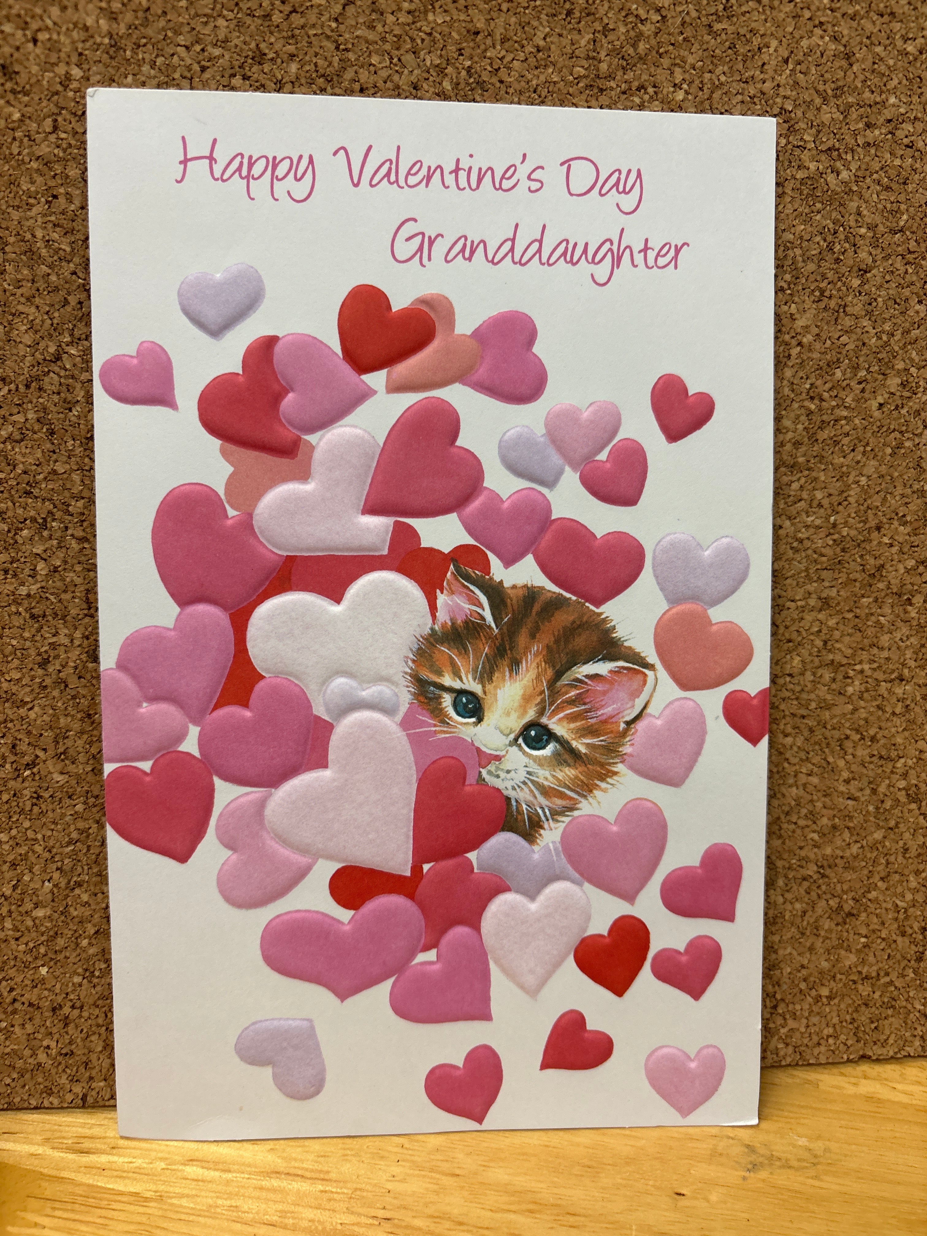 Valentine's card for Granddaughter