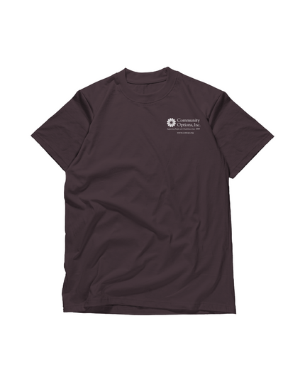 Community Options Short-Sleeve T-Shirt- Cocoa
