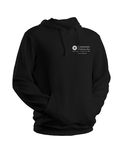 Community Options Hoodie- Black (Unisex)