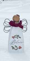 Wooden Angel ornament