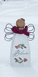 Wooden Angel ornament