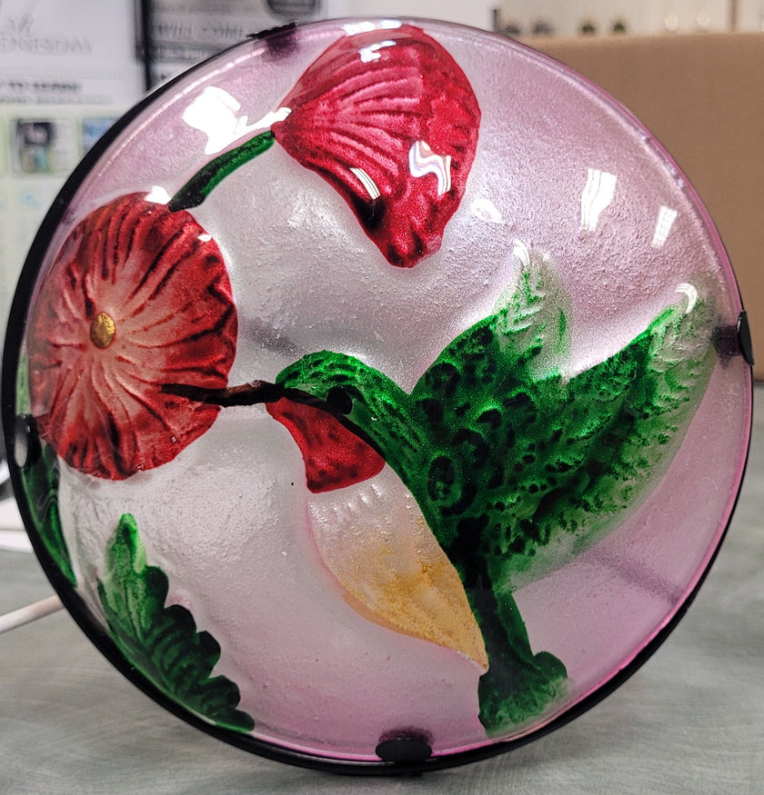 Solar Glass Mushroom Light Up Stakes