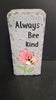 Bas Relief Block Talk (Rectangle) - Always Be Kind