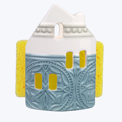 Ceramic Casual Provincial Sponge Holder with Spong