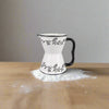 Ceramic Black and White Botanical Wet/Dry Measuring cup