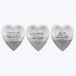 Ceramic Heart trinket dish with inspirational quote