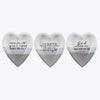 Ceramic Heart trinket dish with inspirational quote