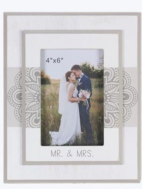 Wooden 4x6 Wedding Love Picture Frame
