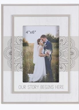 Wooden 4x6 Wedding Love Picture Frame