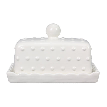 Cottage Core Covered Butter Dish