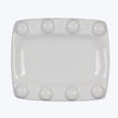 Hobnail ceramic soap dish