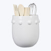 Hobnail ceramic utensil holder