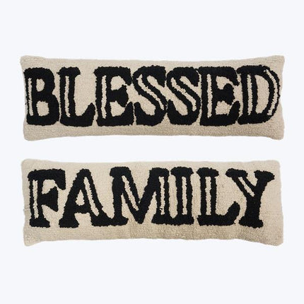 Family Or Blessed Oblong Pillow