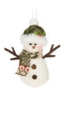 Comfy and Cozy Snowman Ornament