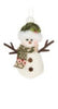 Comfy and Cozy Snowman Ornament