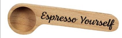 Wooden Coffee Measuring Spoon/Bag Clip