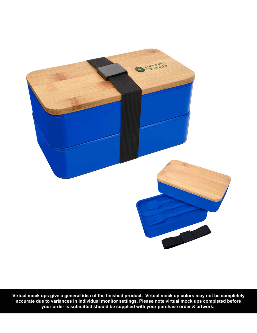 Stacking Bento Box With Community Options Logo