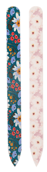 Floral glass nail files