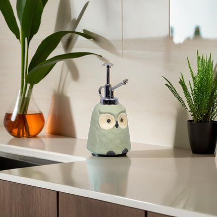 -  Stoneware Owl Design Plant Mister