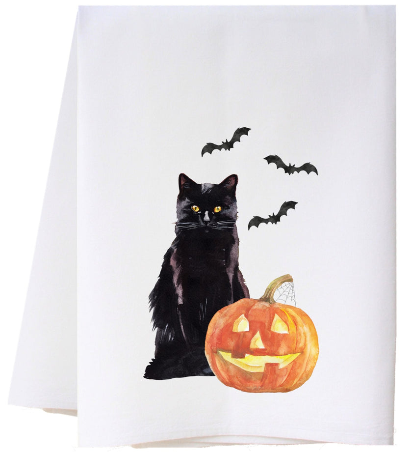 Halloween 100% Cotton Flour Sack Dish Towels