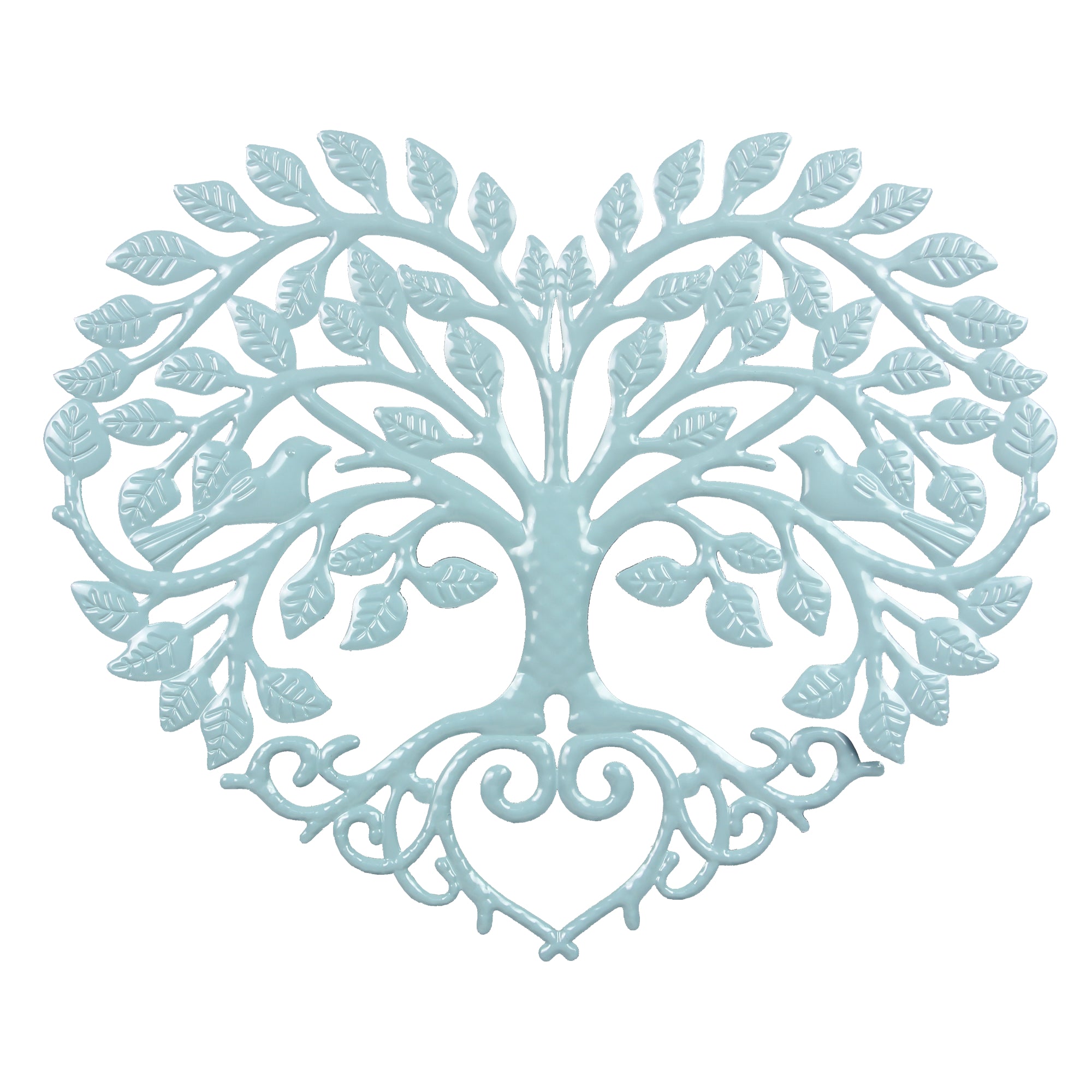 Hammered Metal Family Tree wall decor