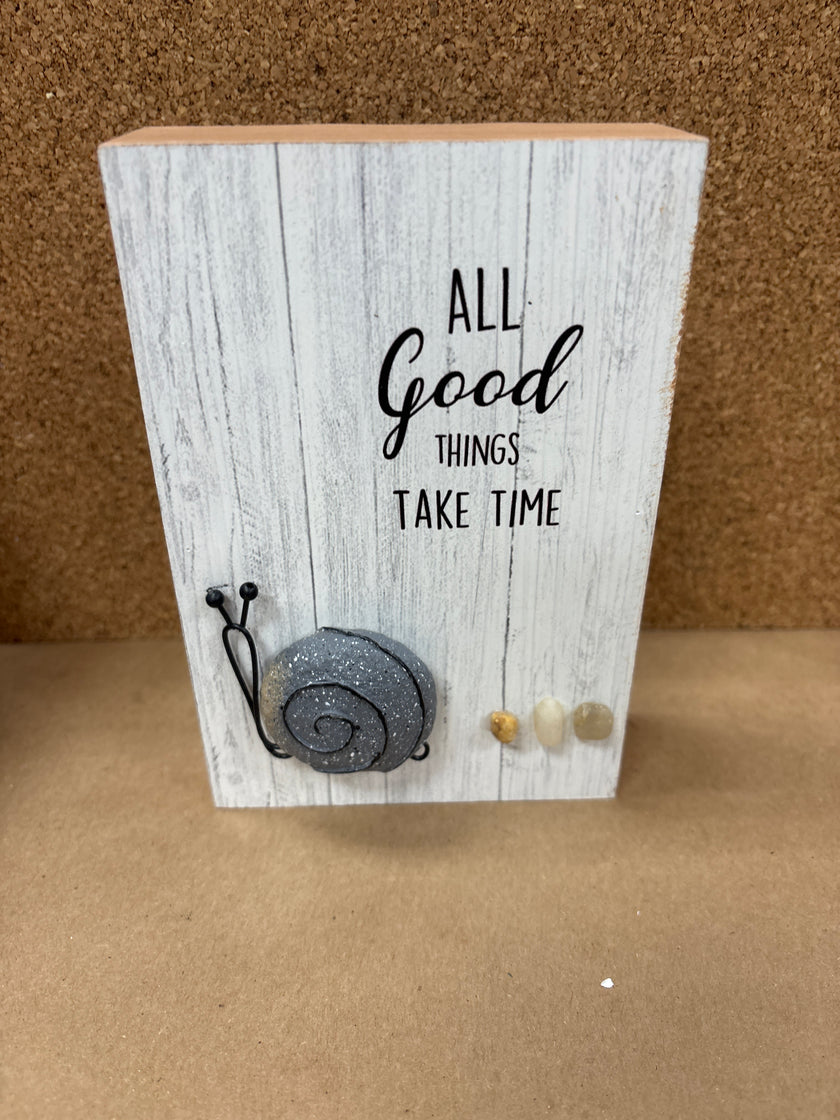 Inspirational Plaques with rock art