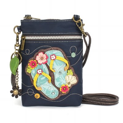 Chala Nylon and Vegan Leather Flip Flop Crossbody