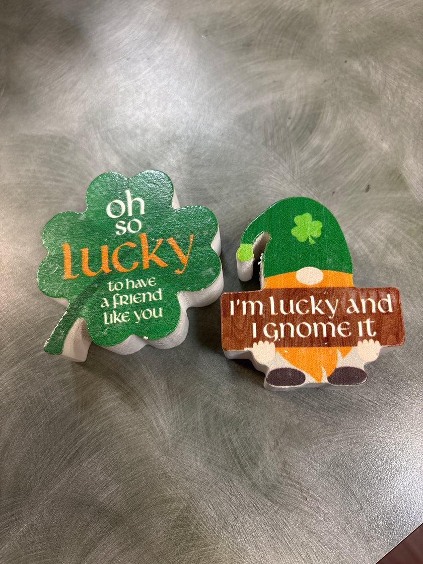 St. Patrick's Day talk blocks